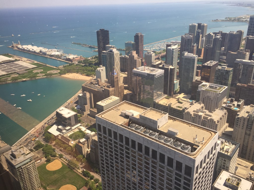 The view of Chicago from Signature Room at the 95th